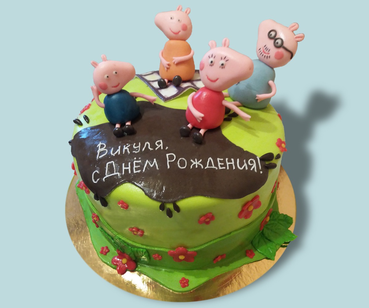 Торт "Свинка Пеппа"