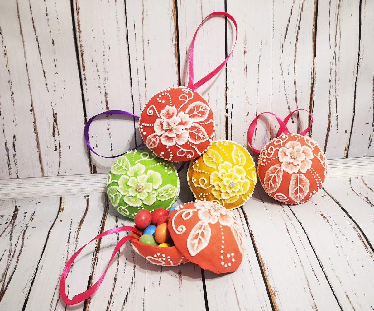 Пряничные Новогодние игрушки с M&M's 