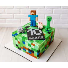 Торт Minecraft (Майнкрафт) №7 Торт Minecraft (Майнкрафт) №7