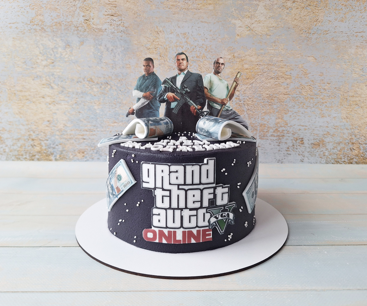 Торт «GTA 5»