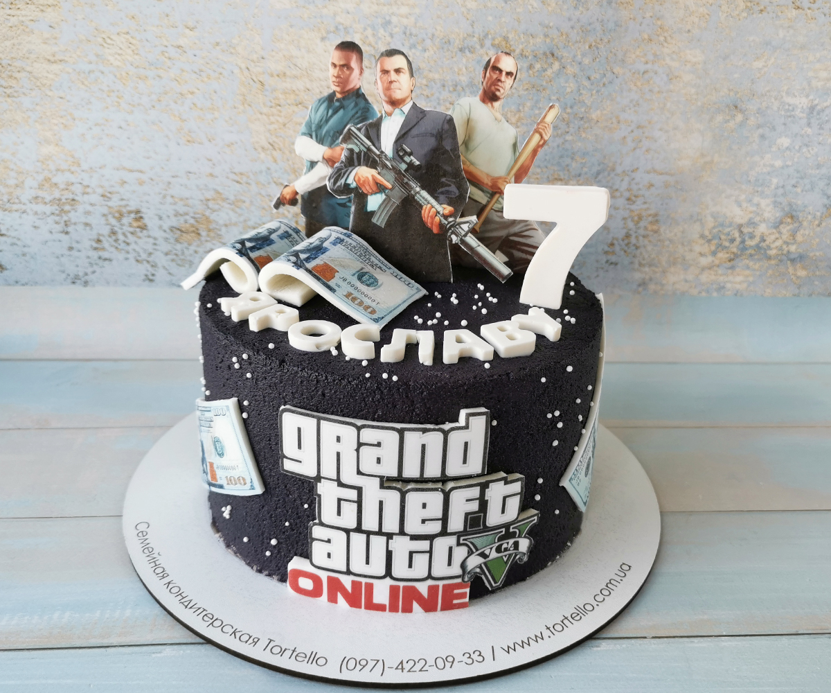 Торт «GTA 5»