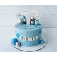 Торт з метрикою на 1 рік хлопчику