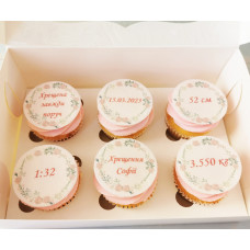 Капкейки на крестины №2