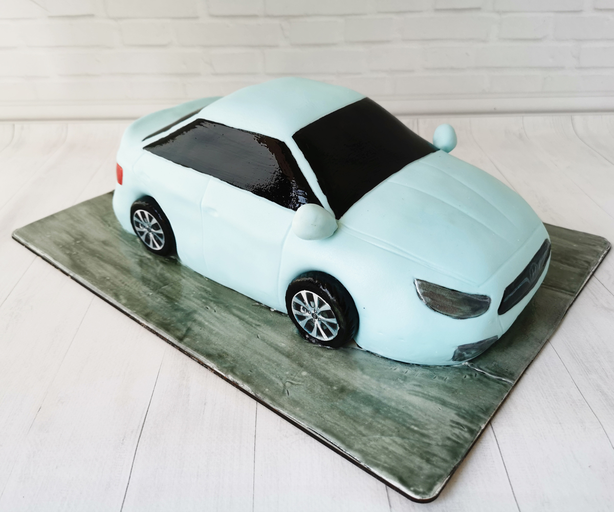 3D Торт машина Хюндай Акцент (Hyundai Accent)