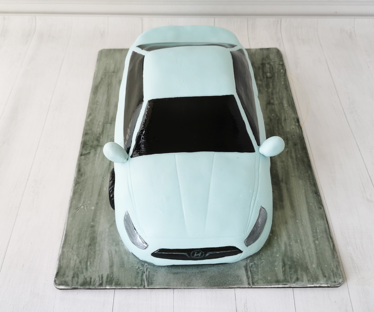 3D Торт машина Хюндай Акцент (Hyundai Accent)