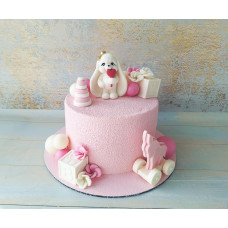 Торт "Зайка на 1 годик" №5